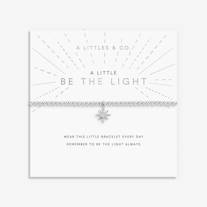 A Little Be The Light Bracelet Silver