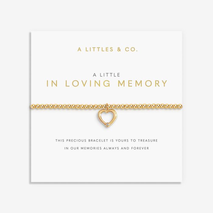 A Little In Loving Memory Bracelet Gold