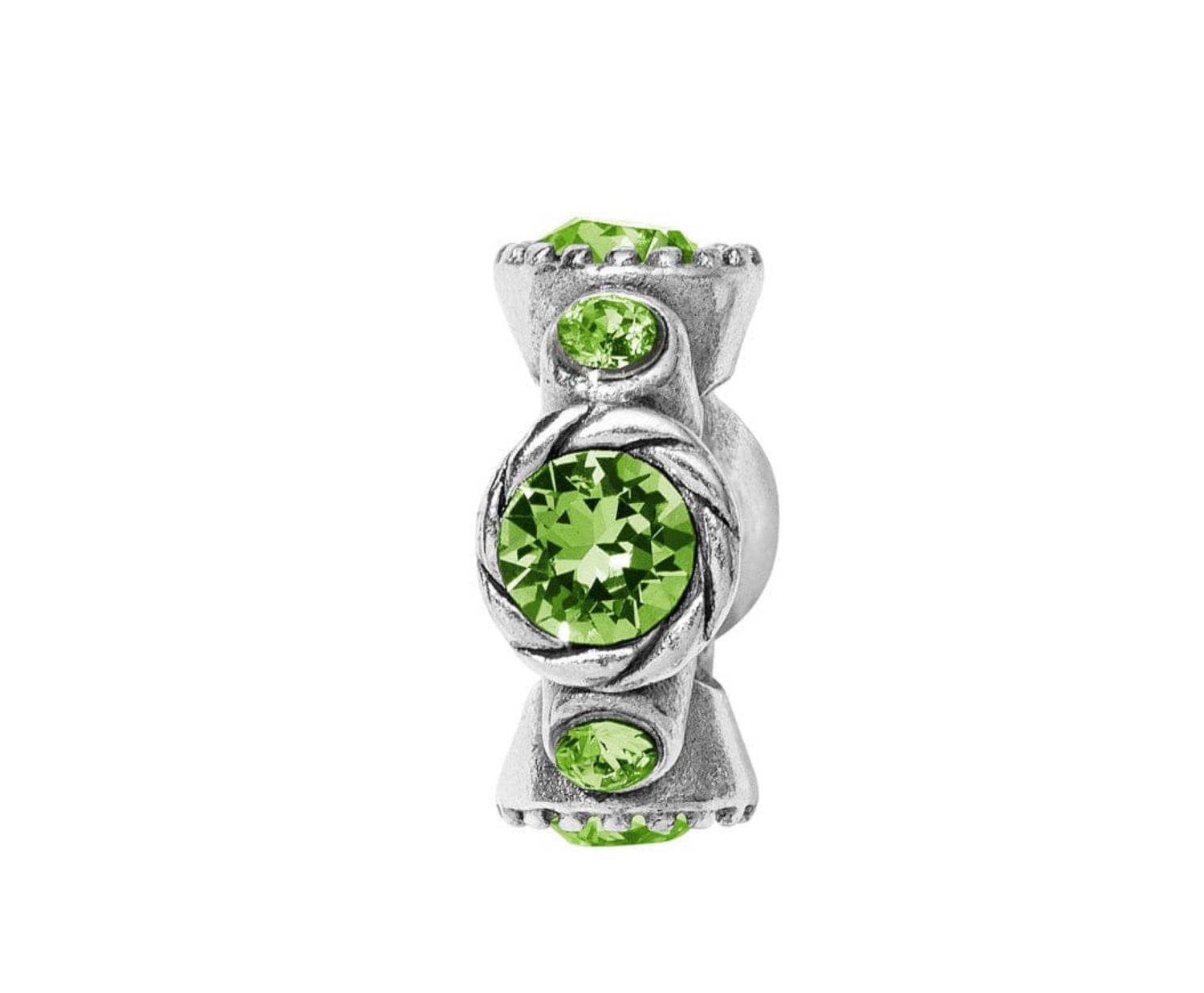 Peridot Halo Star Gazer Spacer