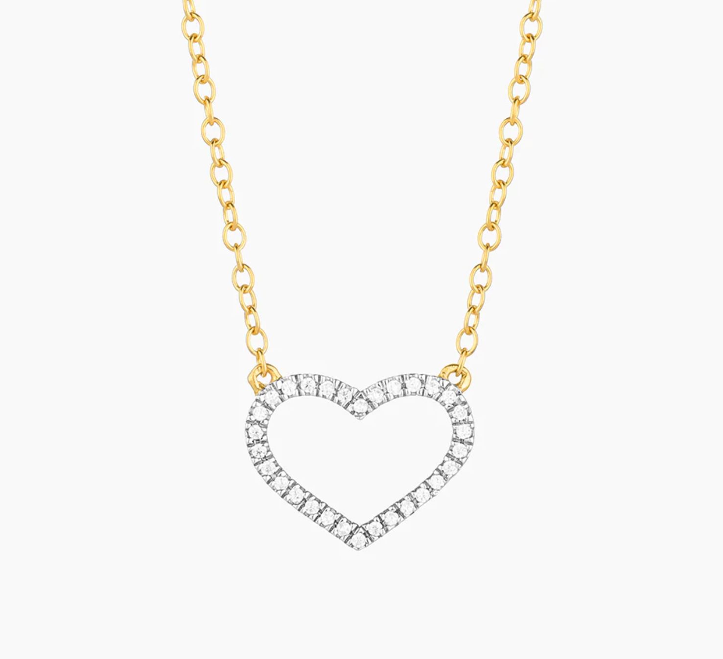 True Love Always Pendant Necklace Gold