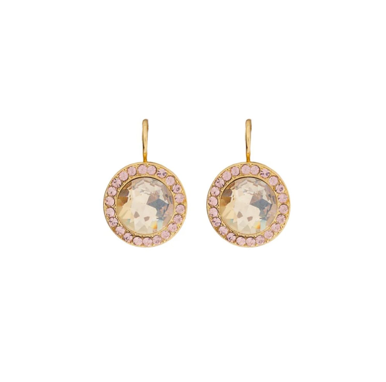 Mariana "Amaretto" Large Drop YG Earrings