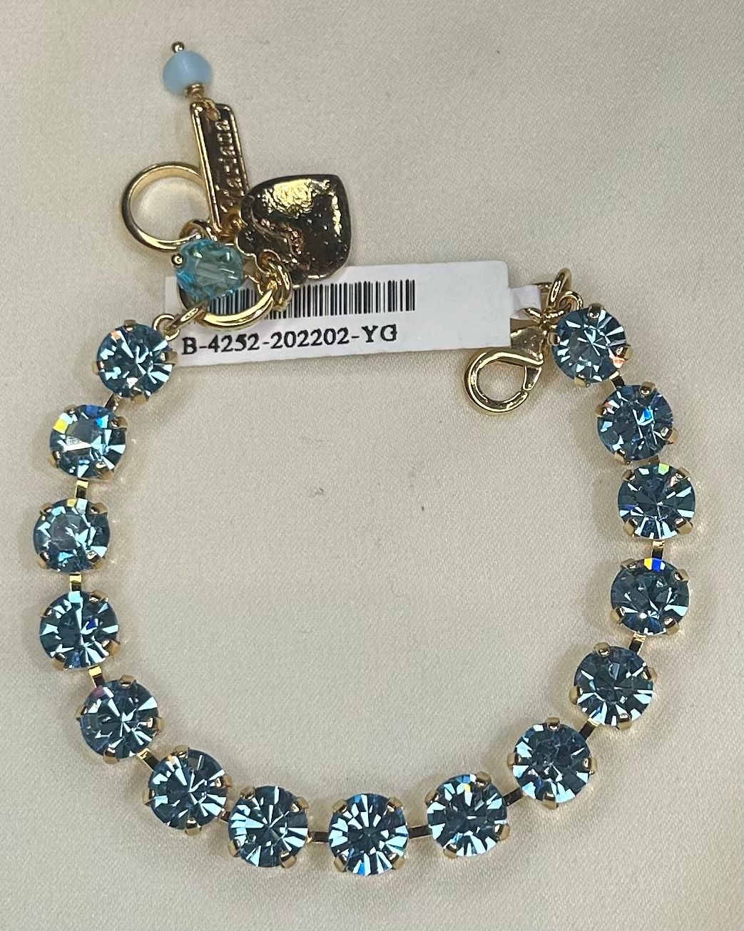 Mariana Aquamarine Blue YG  Bracelet