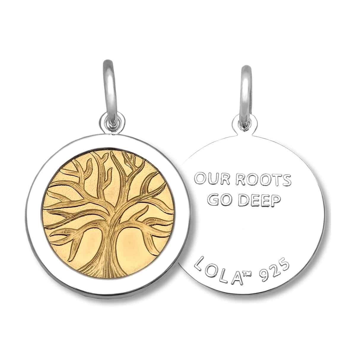 Tree of Life, Color: Gold Center Vermeil, Size: 19mm