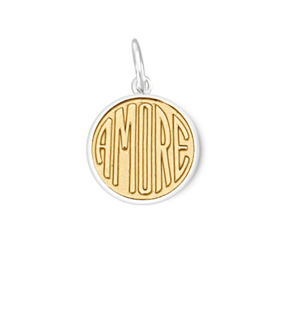 Amore Pendant, Color: Gold Center, Size: 19mm
