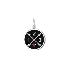 143 I Love You - 19mm, Color: Black