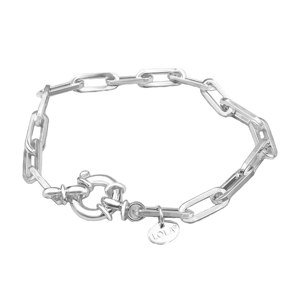 Oval Silver Bracelet 5.2mm
