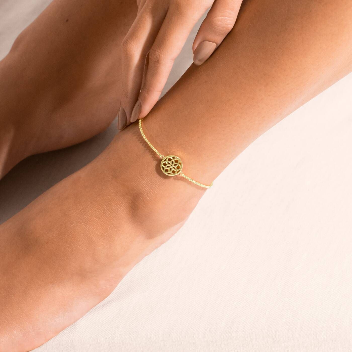 Anklet Gold Dreamcatcher