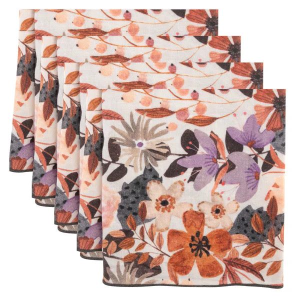 Linen Blend Dinner Napkins Cinnamon