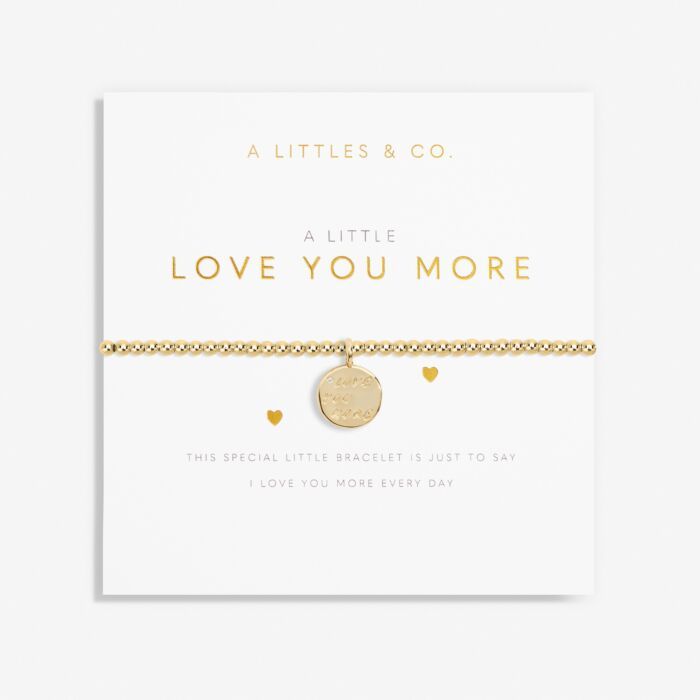 A Little Love You To The Moon and Back Bracelet Gold