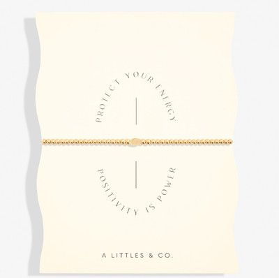 A Little Protect Your Energy Bracelet Gold