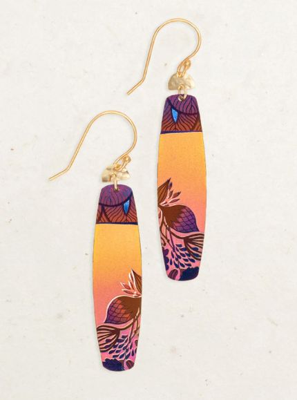 Golden Lei Koa Earrings