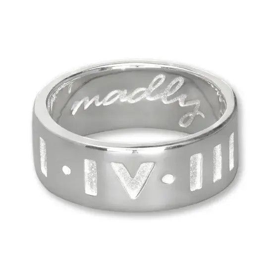 143 Wide Band Silver 8.5
