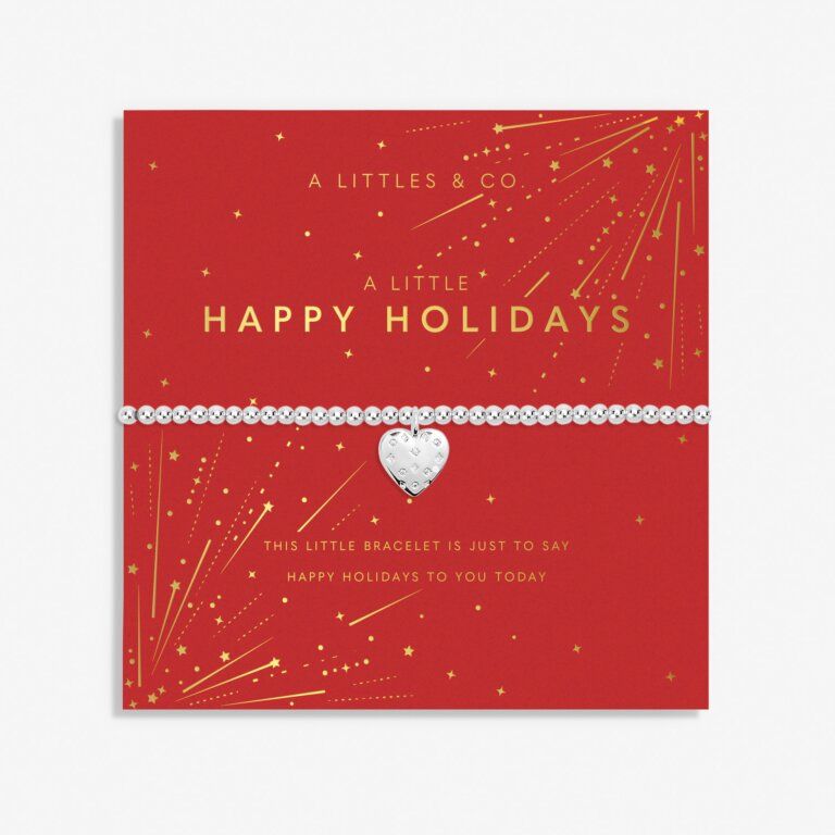 A Little Happy Holidays Bracelet Silver