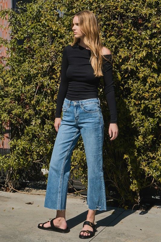 High Rise Boyfriend Jeans
