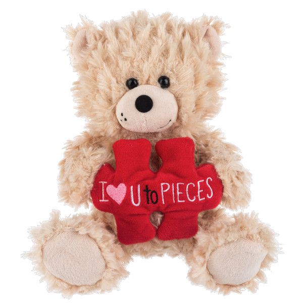 Love You To Pieces Bear 10"