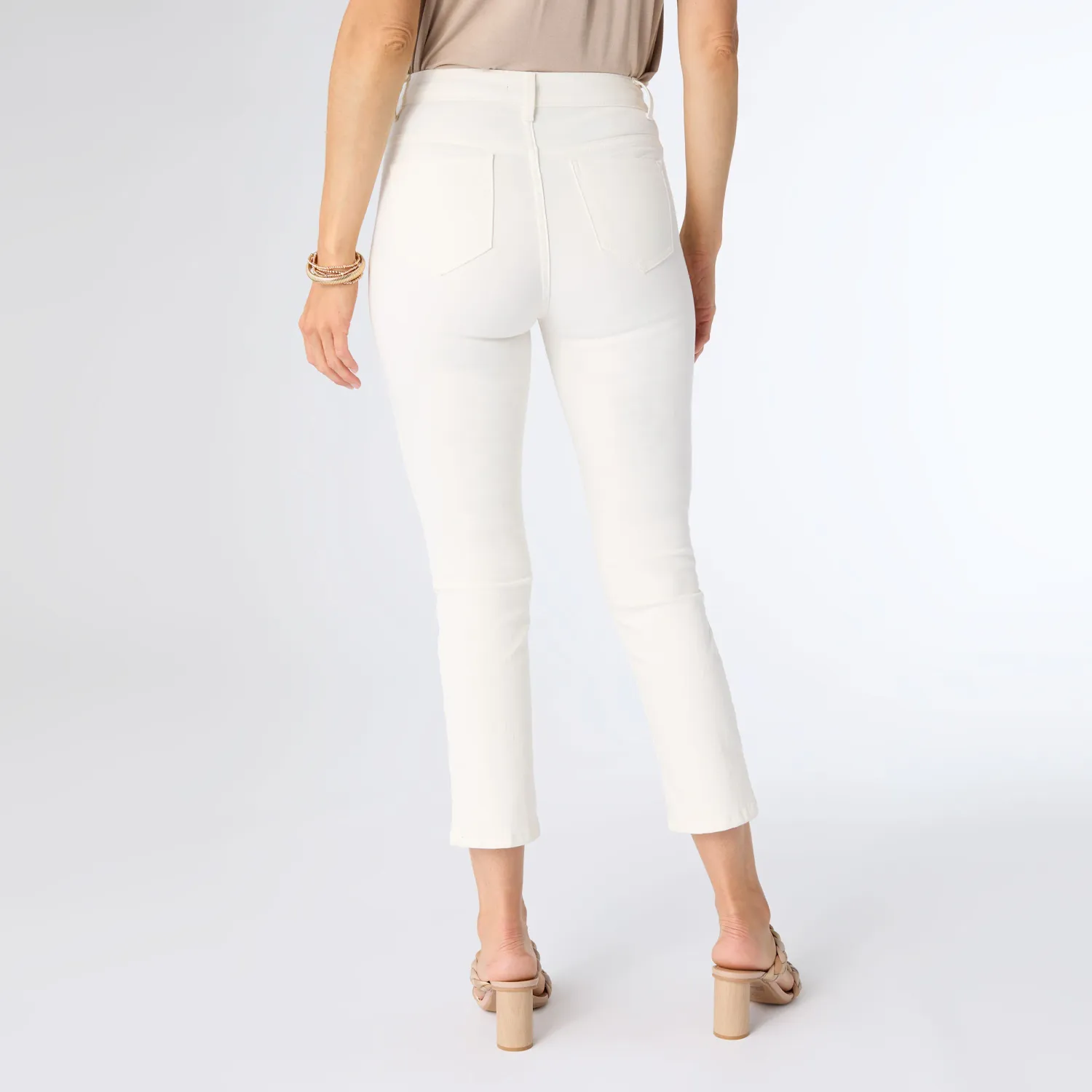 Coco Straight Ankle Pant Vintage White