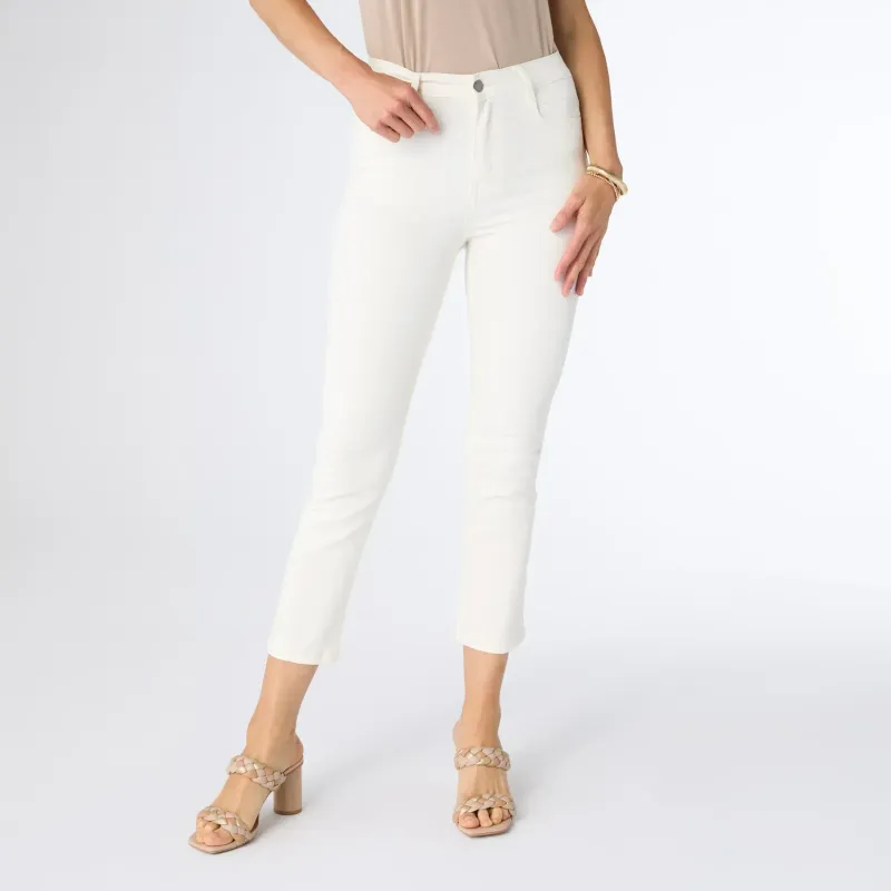 Coco Straight Ankle Pant Vintage White