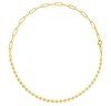 Oval &amp; Ball Split Chain Gold 5mm 18"