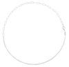 Split Chain Oval &amp; Rounded Box Chain Silver 3.5mm 18"