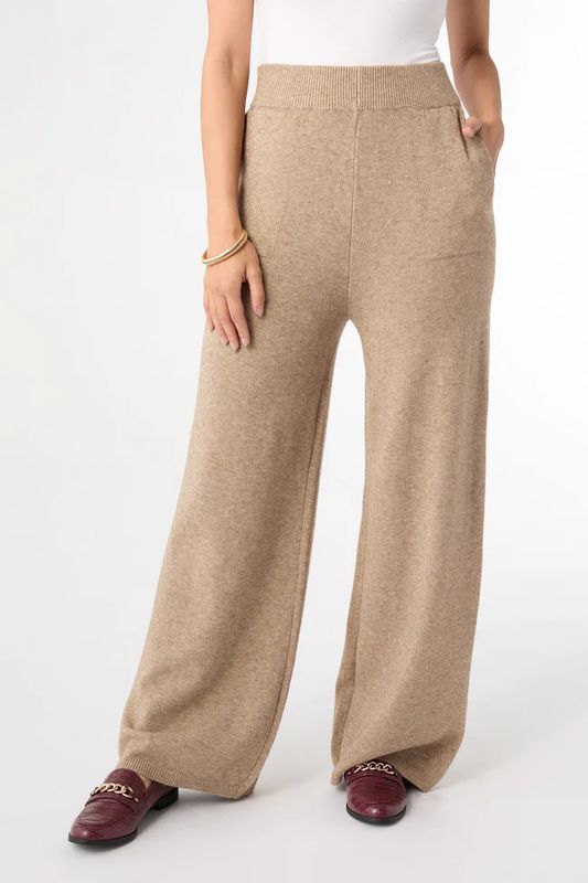 Heavenly-Luxe Wide Leg Knit Pants