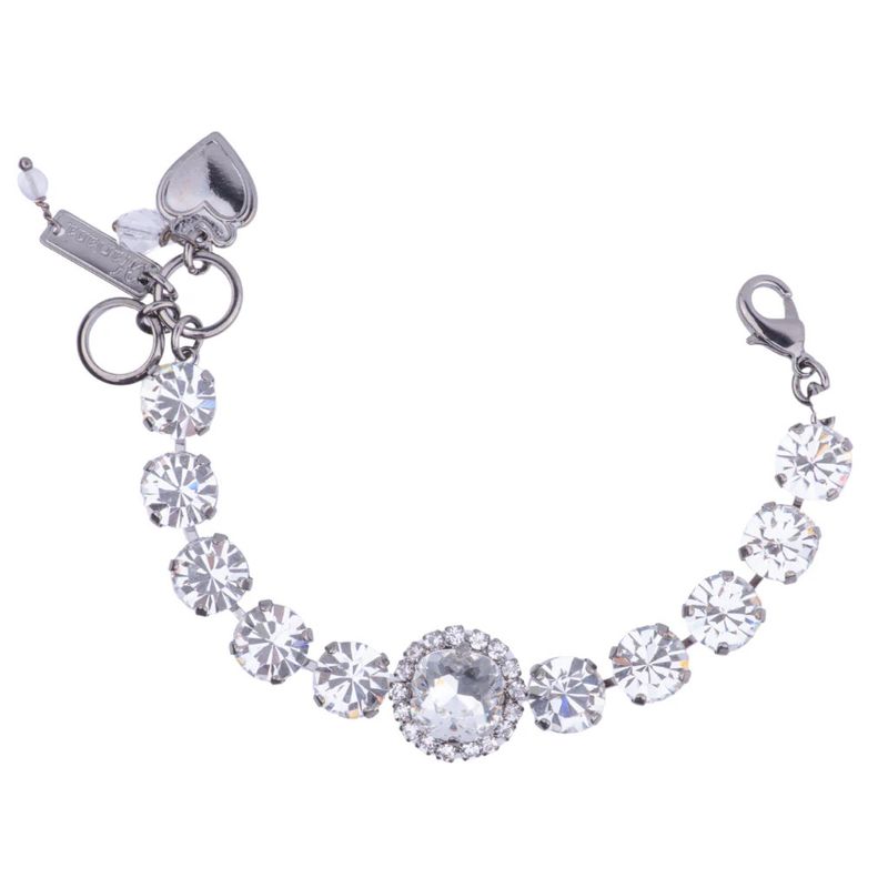 Mariana On A Clear Day Fancy Center Bracelet (DARK GREY METAL)