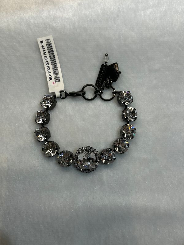 Mariana On A Clear Day Fancy Center Bracelet (DARK GREY METAL)