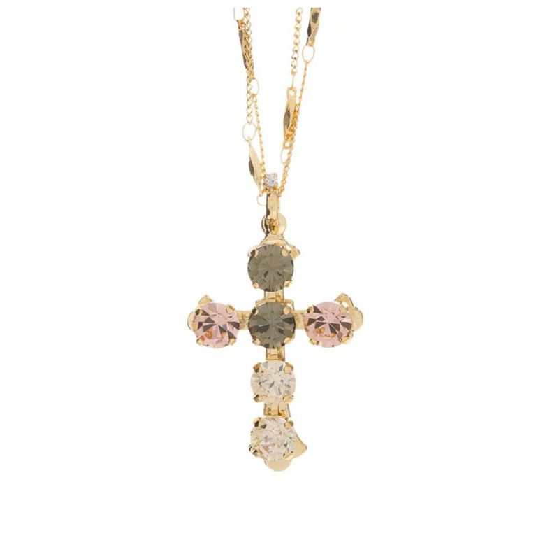 Mariana Champagne Kisses Large Cross