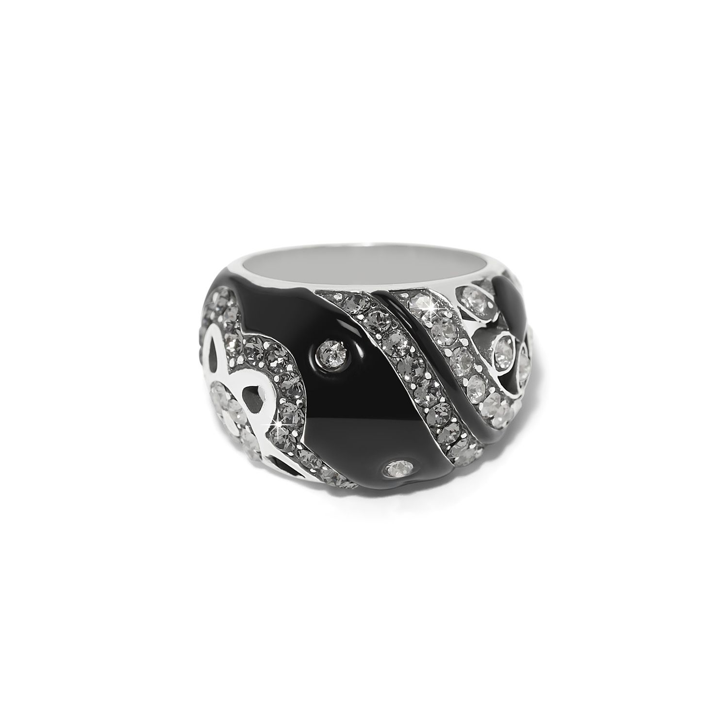 Flora Black Ring