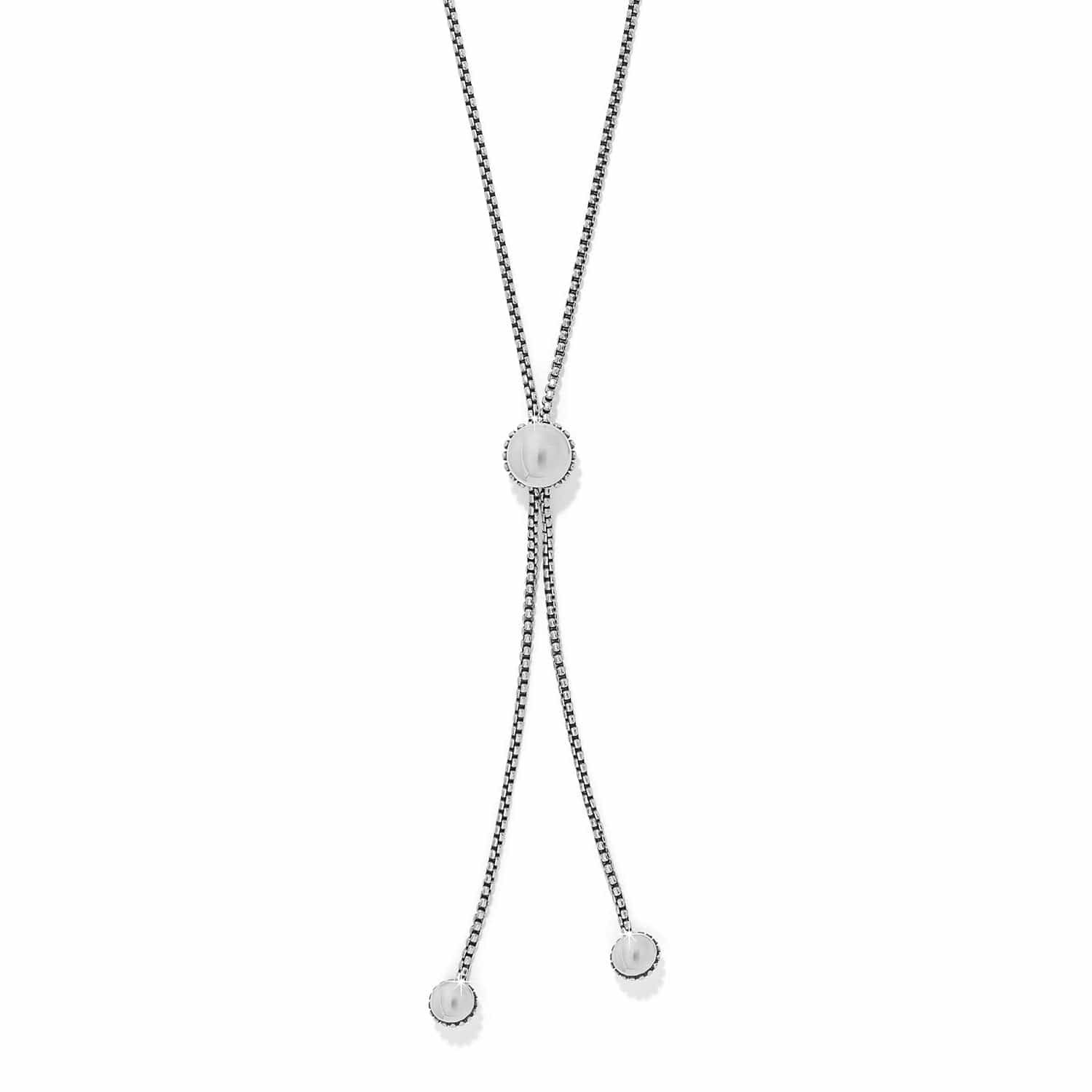 Pretty Tough Bold Stud Lariat Necklace