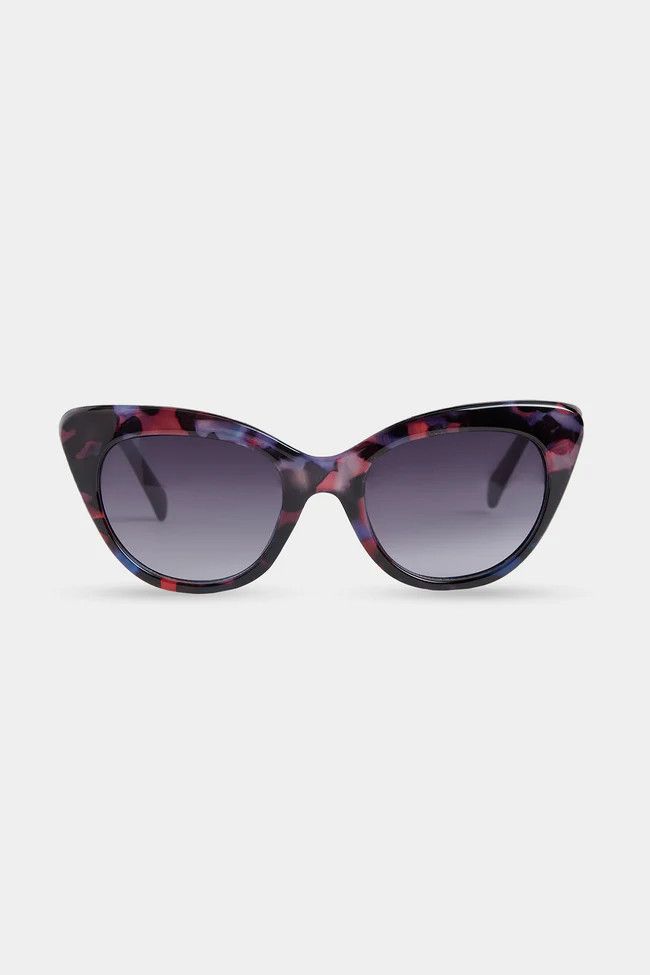 Cordelia Jean Cat Eye Sunglasses Purple/Fuchsia