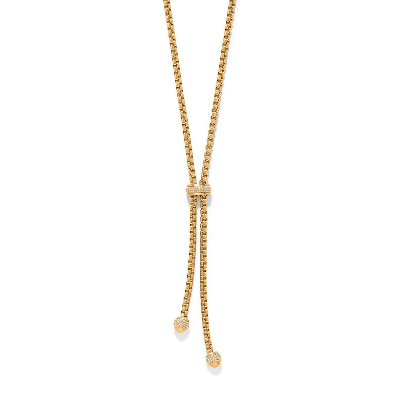 Meridian Solis Gold Y Necklace