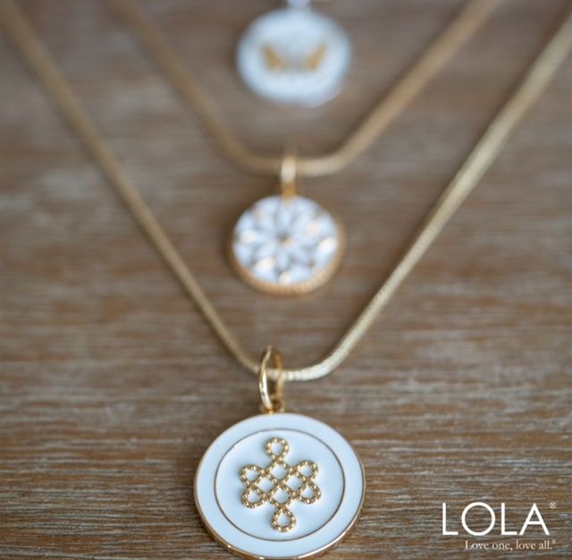 Mother &amp; Daughter Alpine White Gold 27mm