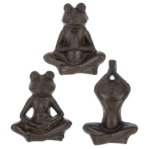 Yoga Frog Cast Iron Assorted