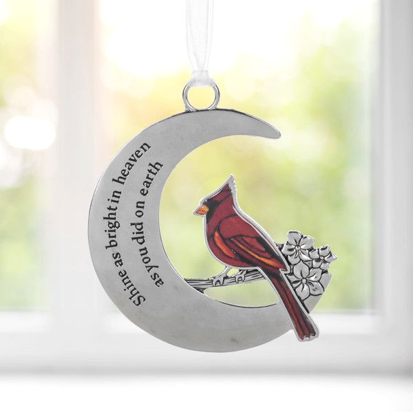Cardinal Ornament-Shine Bright