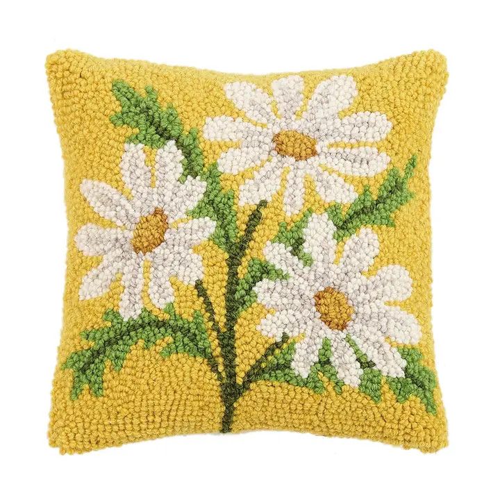Daisy Pillow 10x10"