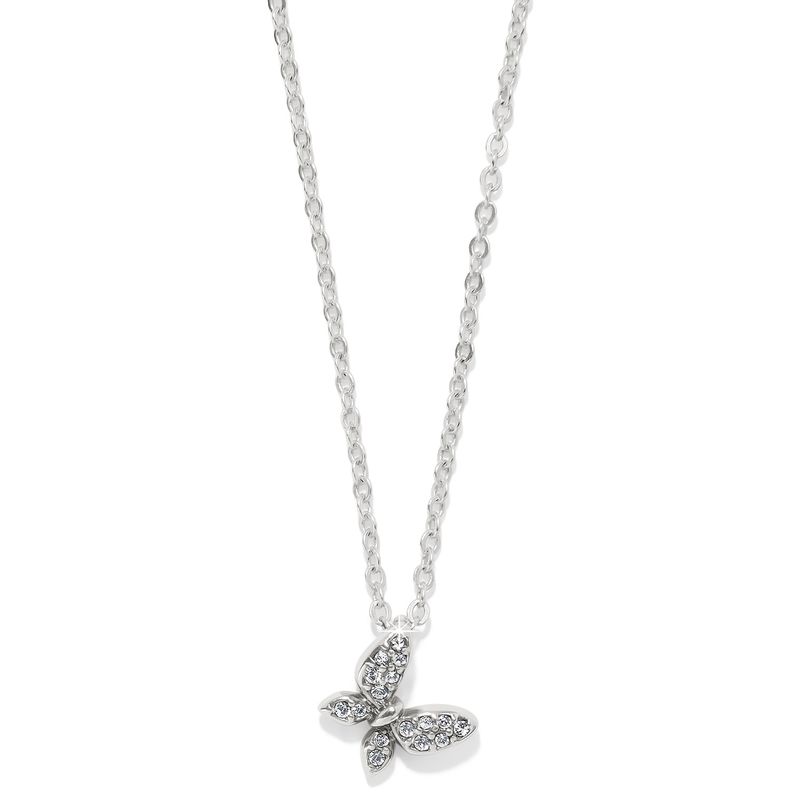 Enchanting Butterfly Silver Necklace