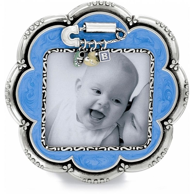 Baby Love Flower Frame - Blue