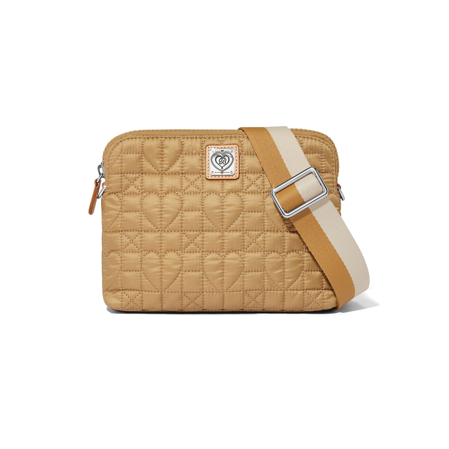 Arielle Heartbeat Small Crossbody Camel