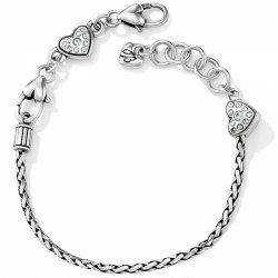 ABC's Heart Slide Charm Bracelet