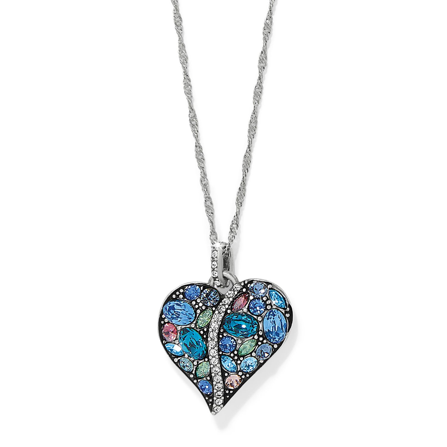 Trust Your Journey Heart Necklace