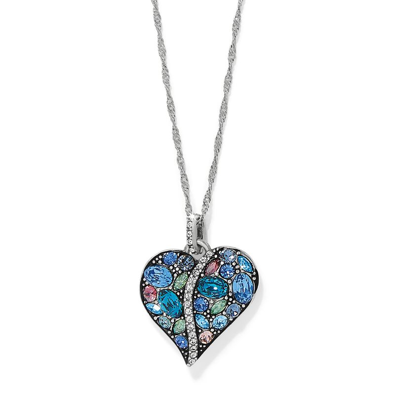 Trust Your Journey Heart Necklace