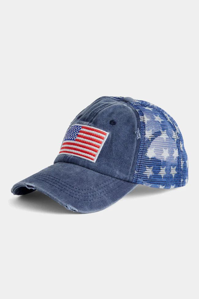 Ellery Mesh Hat Navy