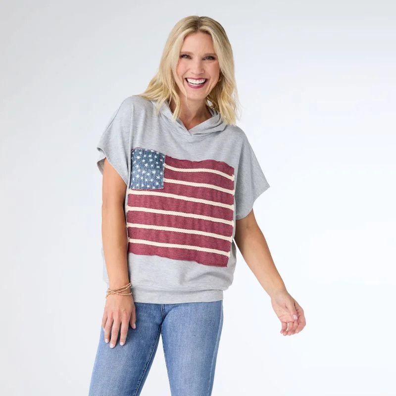 Vintage America Hooded Top