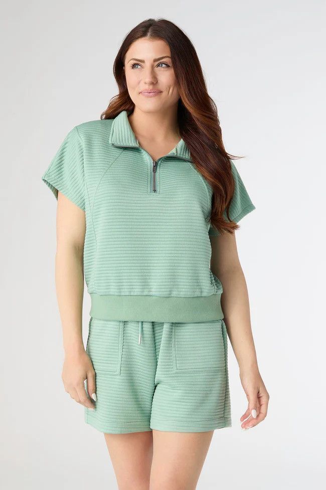 Cozymaxx Quilt Zip Top 