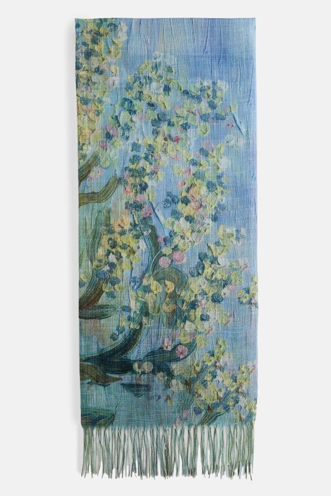 Scenic 2-in-1 Scarf - Flower Branch