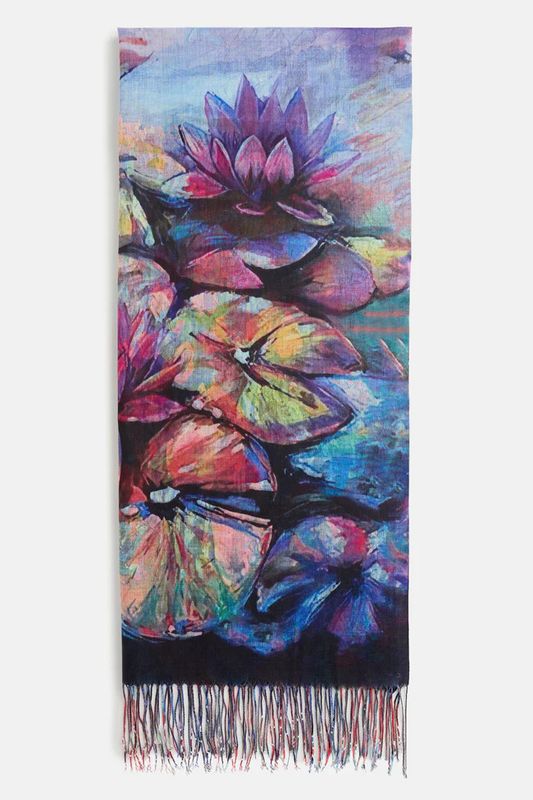 Scenic 2-in-1 Scarf - Water Lily