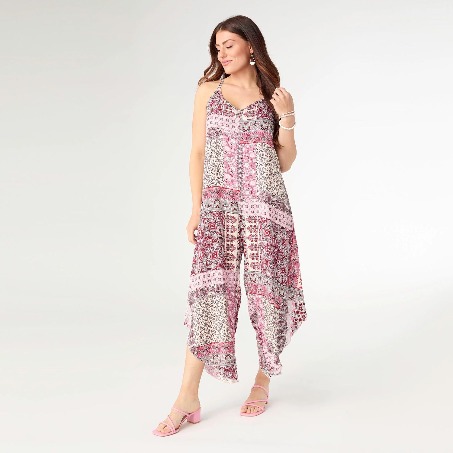 Christy Casual Romper w/Adjustable Straps