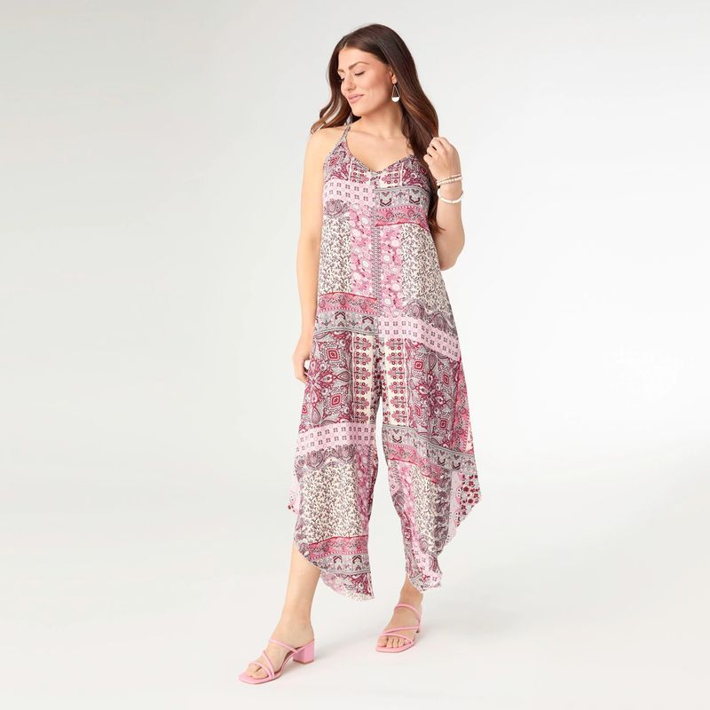 Christy Casual Romper w/Adjustable Straps