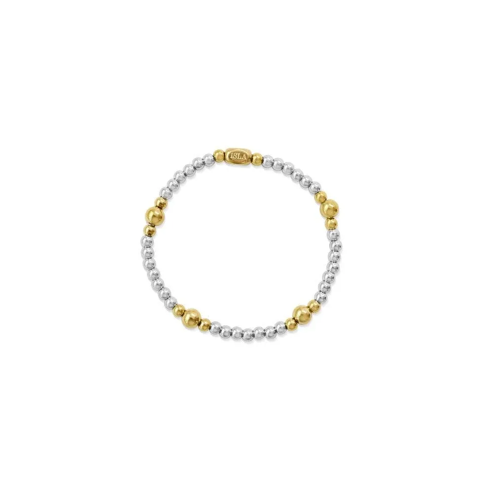 Trio Bubble Two tone Bracelet