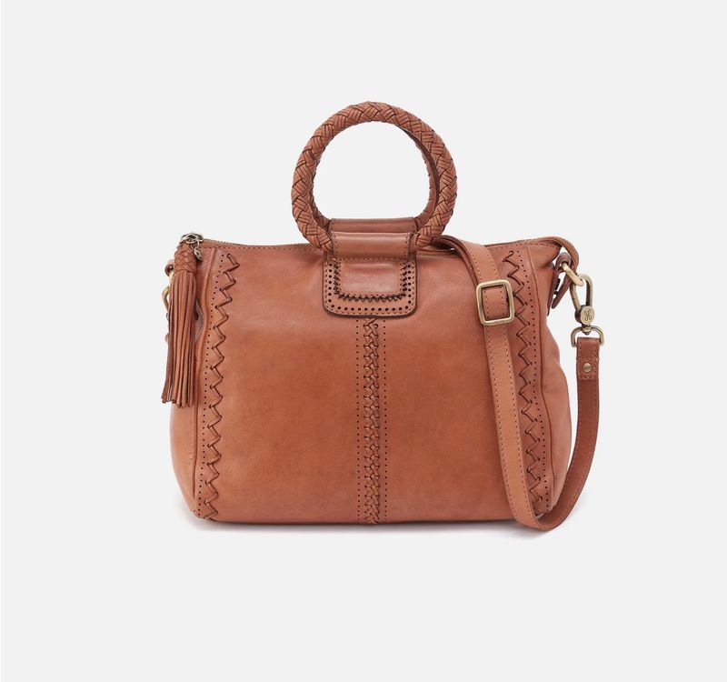 Sheila Medium Satchel Harvest Wheat